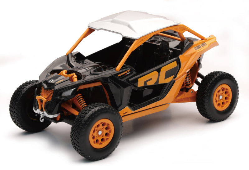 New Ray Toys Can-AM Maverick X3 X RC Turbo R72 (Black/Desert Tan)/ Scale - 1:18 58283B