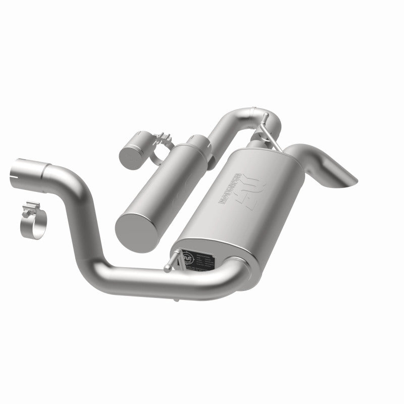 Magnaflow 18-23 Jeep Wrangler JL 2.0L/3.6L Overland Series Axle-Back Exhaust 19620 19620 360 Degree Image Set
