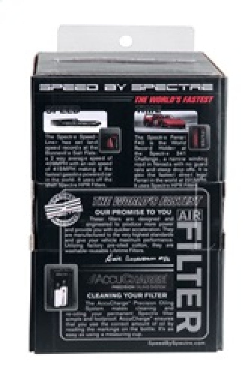 Spectre Adjustable Conical Air Filter 2-1/2in. Tall (Fits 3in. / 3-1/2in. / 4in. Tubes) - Black 8161 8161 Photo - in package
