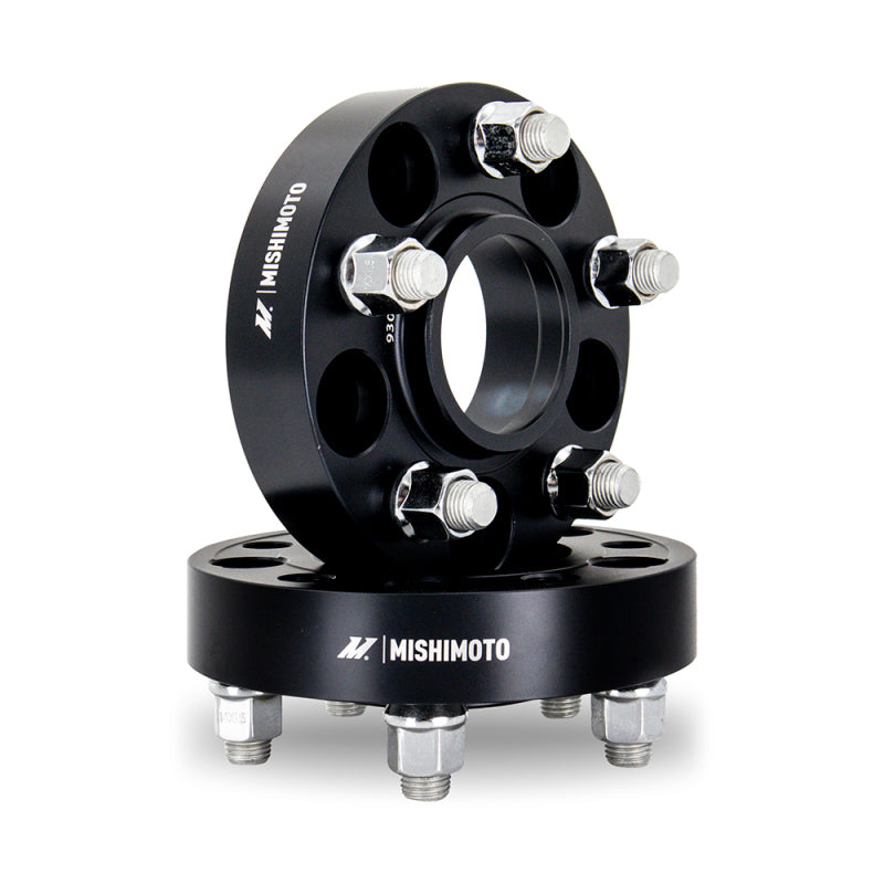 Mishimoto Mishimoto Wheel Spacers 5x114.3 64.1 CB M14x1.5 25mm BK MMWS-012-250BK MMWS-012-250BK Photo - Primary
