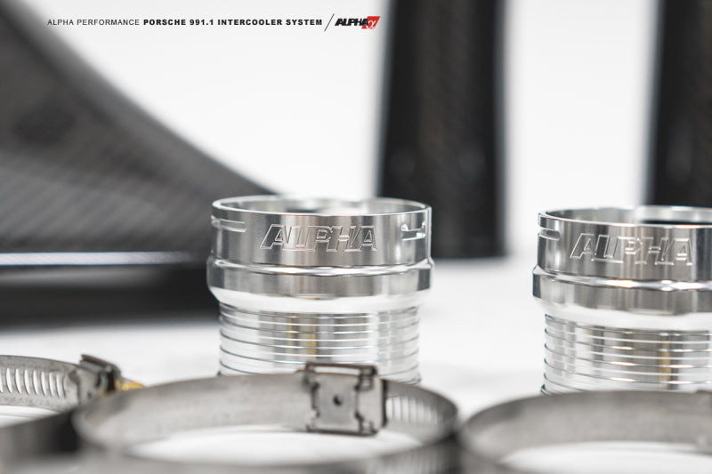 AMS Performance Porsche 997.1TT Alpha Intercooler System (For Stock Framed Turbos) ALP.09.09.0001-2 ALP.09.09.0001-2 Photo - Primary