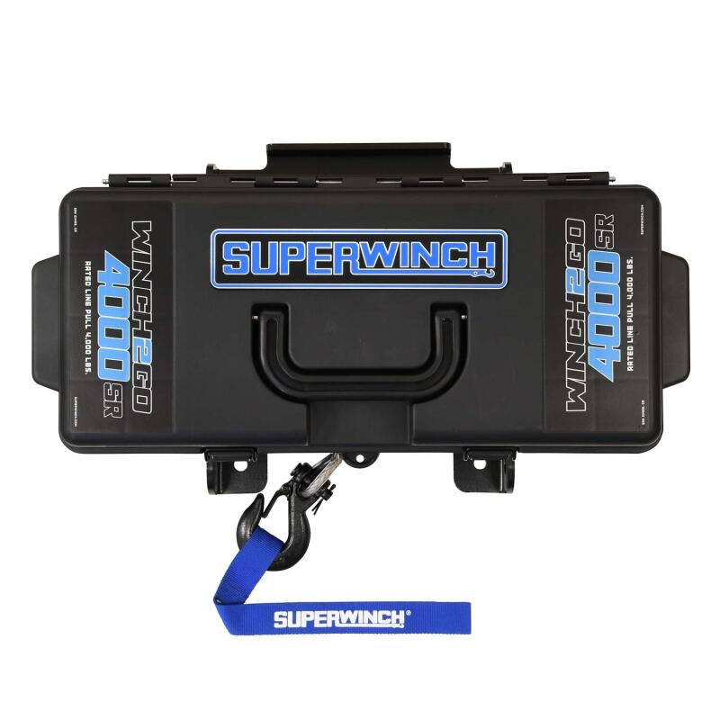 Superwinch 4000 LBS 12 VDC 3/16in x 50ft Synthetic Rope Winch2Go 1140232 1140232 Photo - out of package