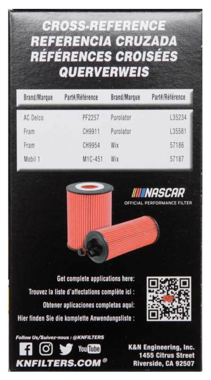 K&N Engineering Oil Filter KNEHP-7010 HP-7010 Photo - in package