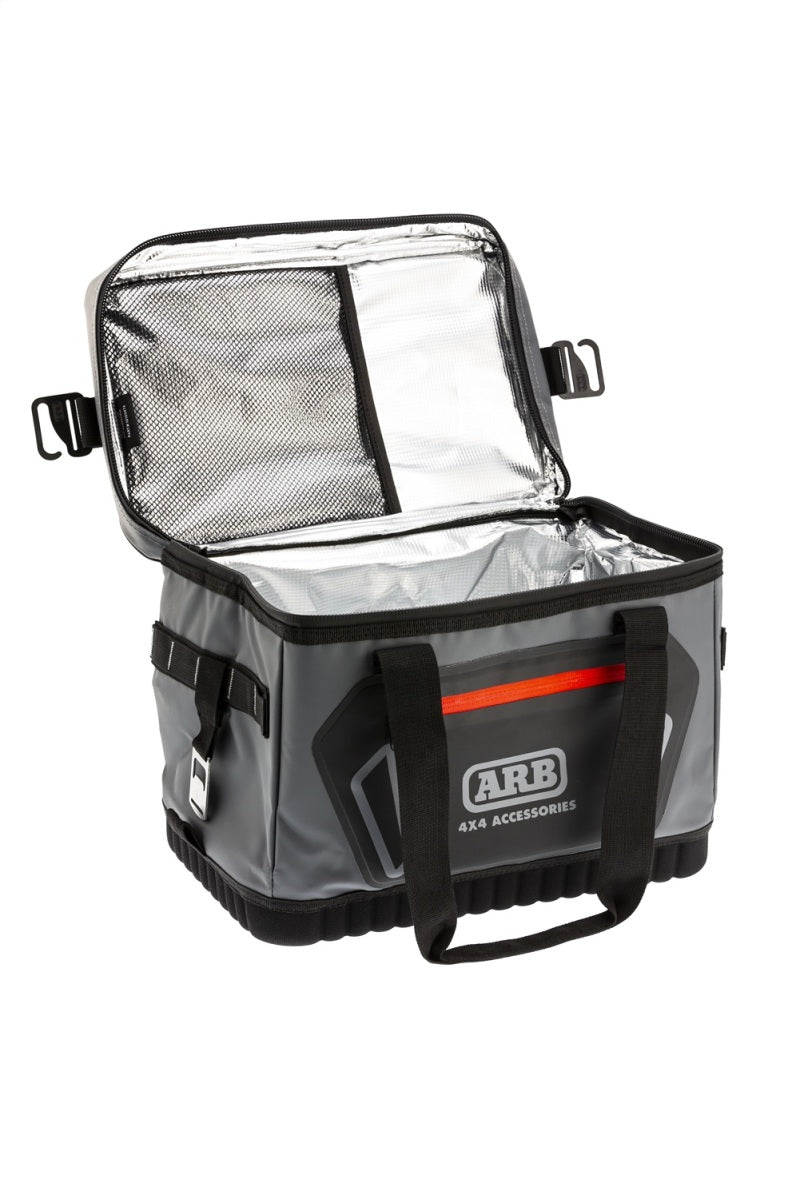 ARB Cooler Bag Charcoal w/ Red Highlights 15in L x 11in W x 9in H Holds 22 Cans 10100376 10100376 Photo - Unmounted