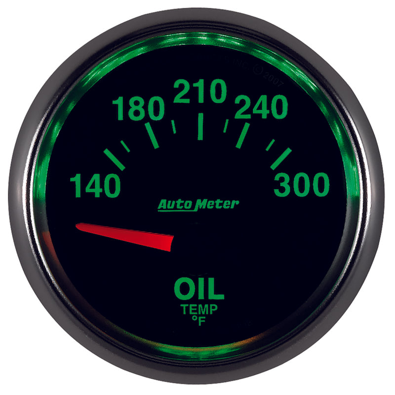Autometer GS 52mm 140-300 Deg F Short Sweep Electronic Oil Temperature Gauge 3848 3848 User 4