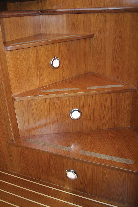 Hella '0500 Series' Slim Line White 12V DC Round Soft LED Courtesy Lig 980500041 Photo - Mounted