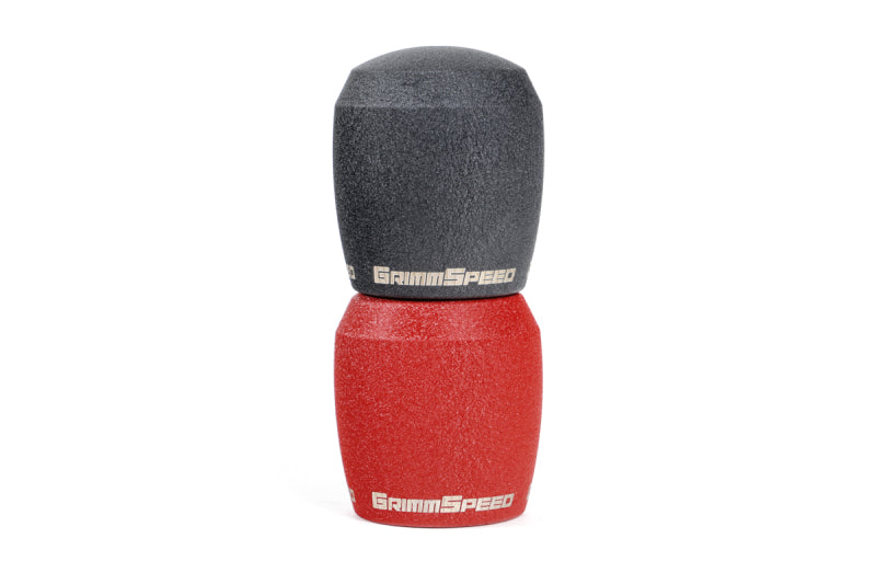 GrimmSpeed Stubby Shift Knob Stainless Steel Red - M12x1.25 380003 380003 User 1