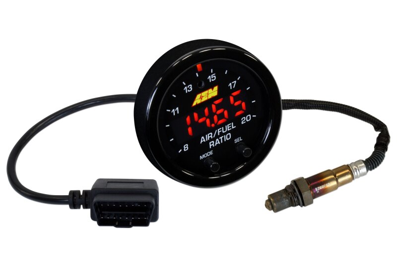 AEM Electronics X-Series OBDII Wideband UEGO AFR Sensor Controller Gauge 30-0334 Photo - out of package