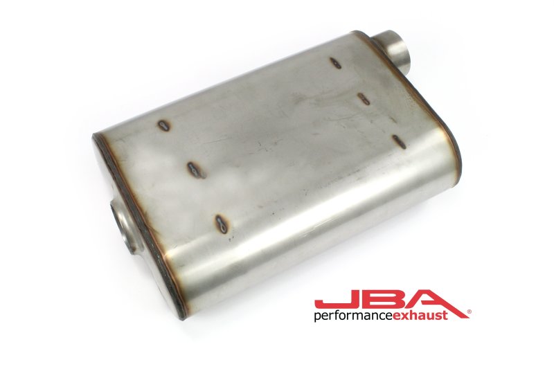 JBA Universal Chambered Style 304SS Muffler 14x9.75x4 2.5in Inlet Diameter Offset/Offset 40-251400 40-251400 Photo - Primary