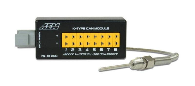 AEM 8 Channel K-Type Thermocouple EGT CAN Module 30-2224 30-2224 Photo - out of package