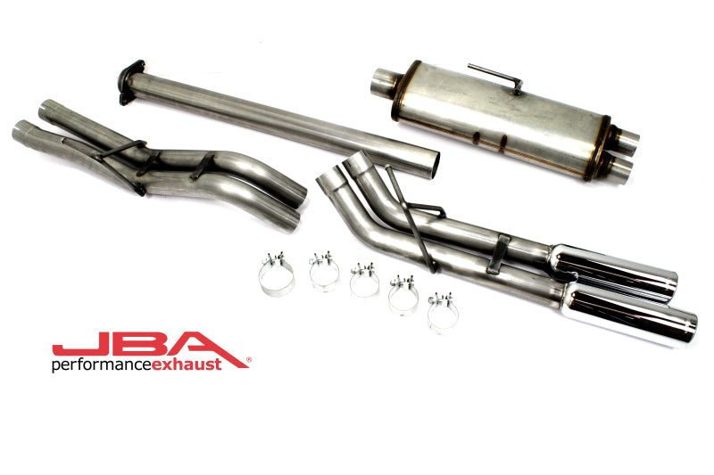 JBA 15-20 Ford F-150 2.7L/3.5L/5.0L 409SS Pass Side Dual Exit Cat-Back Exhaust 40-2539 40-2539 Photo - Primary