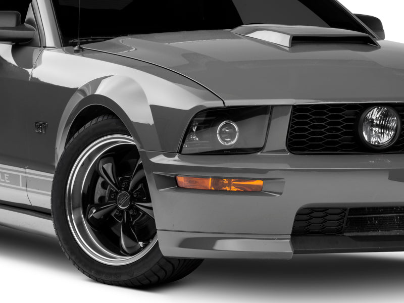 Raxiom 05-09 Ford Mustang Halogen 2010 Style LED Halo Headlights-Blk Hsng(Clear Lens/Excludes GT500) 101682 101682 Photo - Close Up