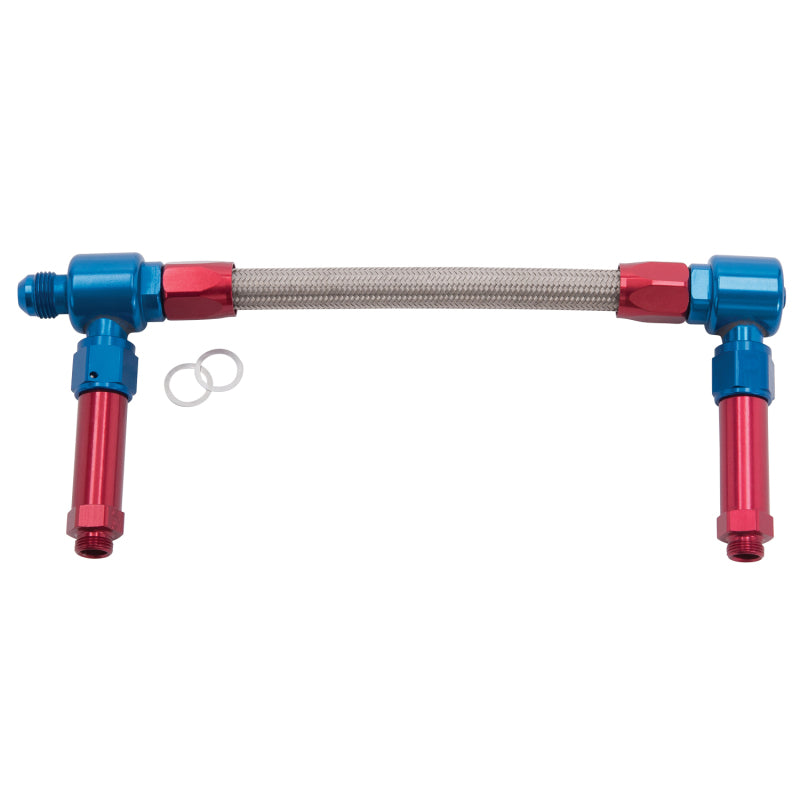 Russell -8 Proflex Dual Inlet Carb Kit - Demon Carbs - Red/Blue 641180 Photo - Primary