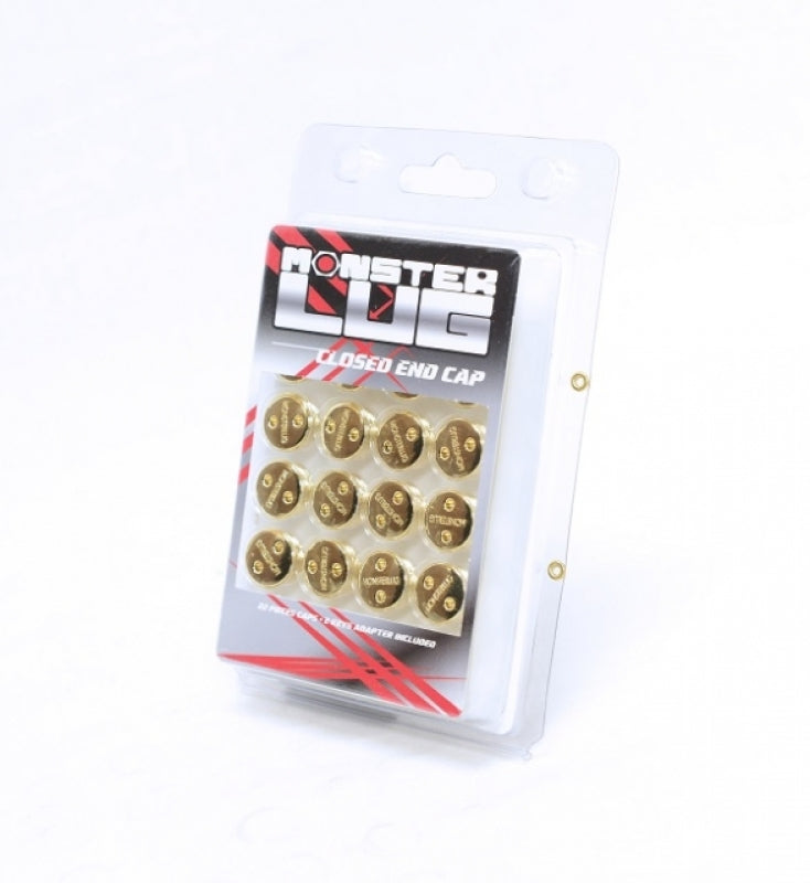 Wheel Mate Monster Lug Nut Caps - Gold 14x1.50 33007D 33007D User 1