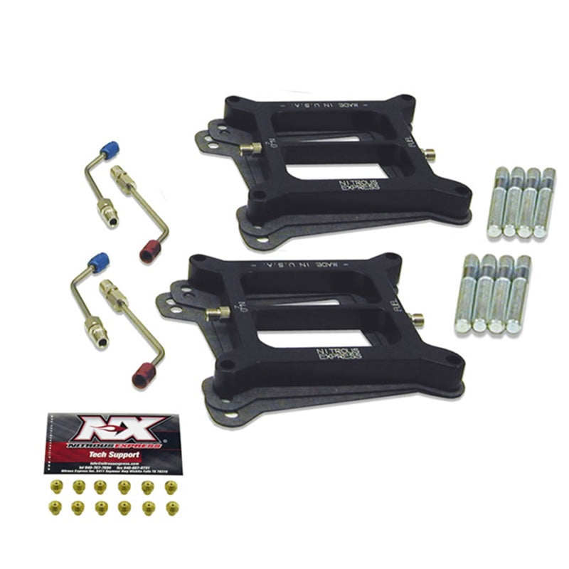 Nitrous Express Dual 4150 Stage Six Nitrous Plate Conversion NX3024 NX3024 Photo - Primary