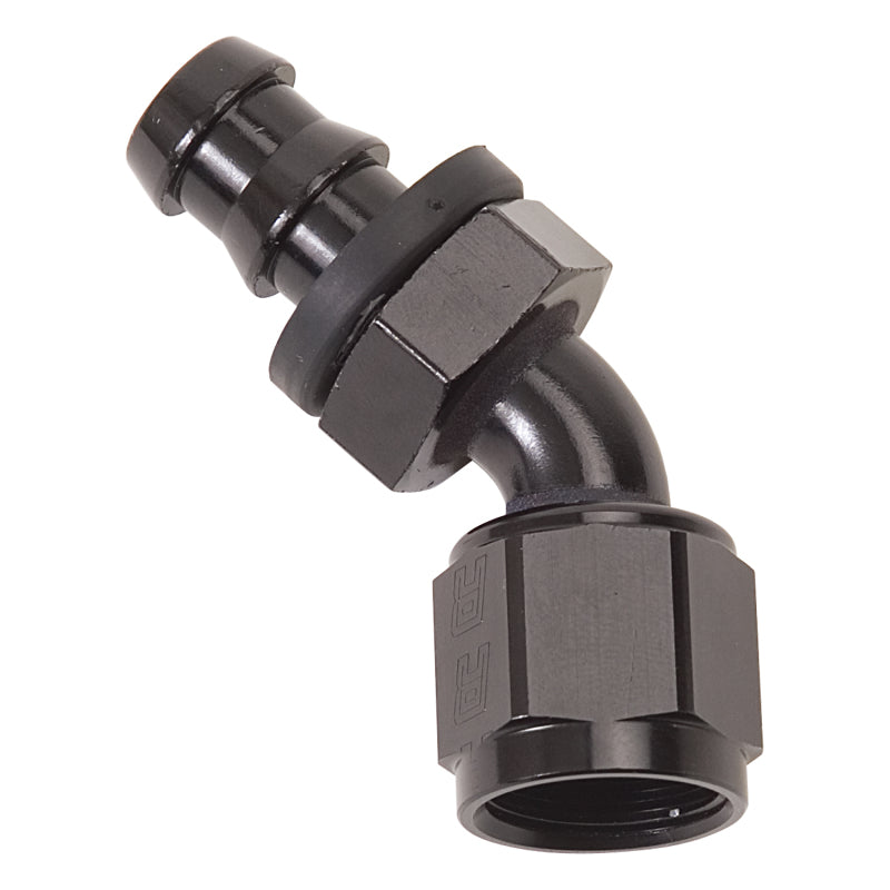 Russell -10 AN 45° Twist-Lok Hose End - Black 624103 Photo - Primary