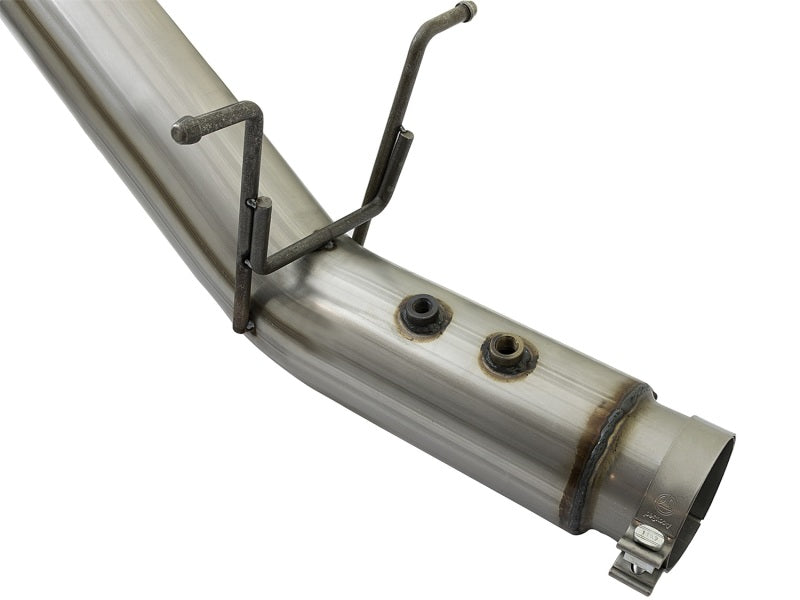 aFe Large Bore-HD 4" DPF-Back Exhaust 2017 GM Diesel Trucks V8 6.6L 49-44085-B Photo - Unmounted