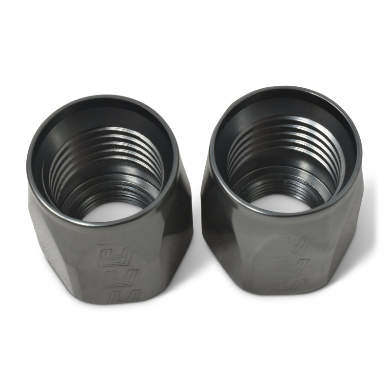 Russell Hose End Socket -10 AN Polished & Gray Anodized (2 Pack) 615541 615541 Photo - out of package