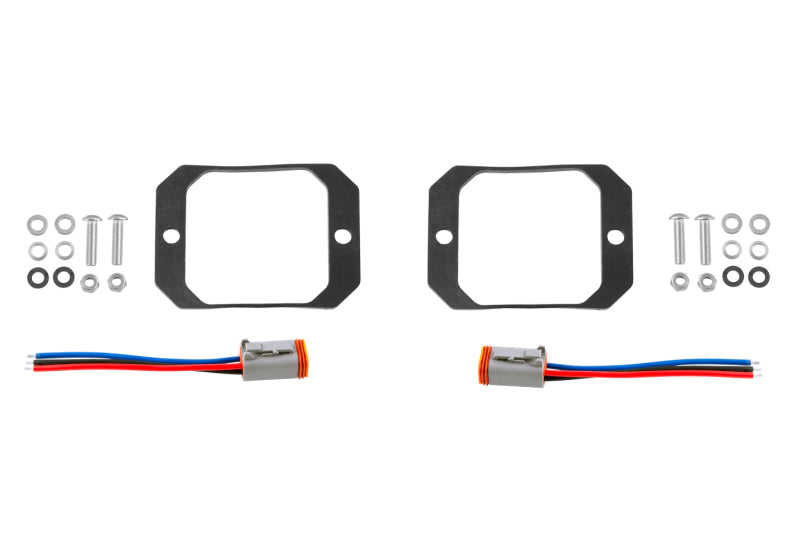 Diode Dynamics Stage Series C1 Flush Mount Mounting Kit (Pair) DD6621P DD6621P Photo - Primary