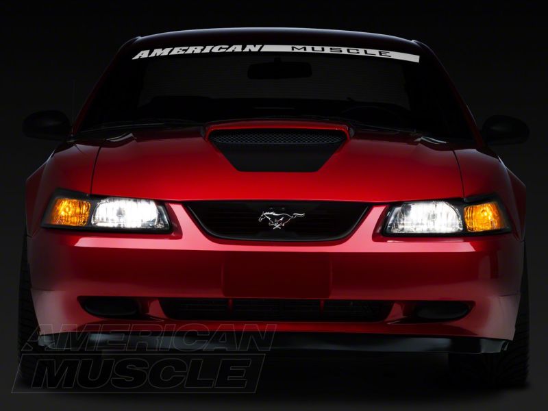Raxiom 99-04 Ford Mustang Axial Series OE Style Headlights- Chrome Housing (Clear Lens) 42011 42011 Photo - Close Up