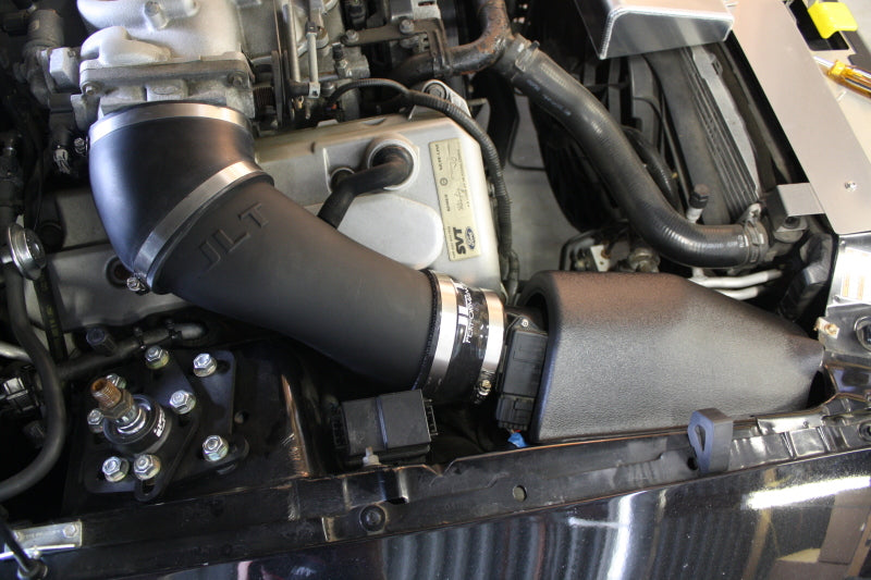JLT 99-01 Ford Mustang SVT Cobra Black Textured Ram Air Intake Kit w/Red Filter RAI2-FMC-9901 RAI2-FMC-9901 Photo - Primary