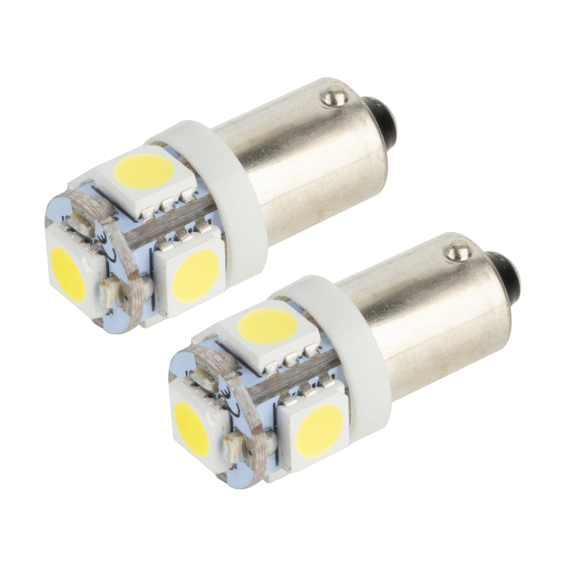 ORACLE Lighting Oracle BA9S 5 LED 3 Chip Bayonet Bulbs (Pair) - White 4904-001 4904-001 Photo - Close Up