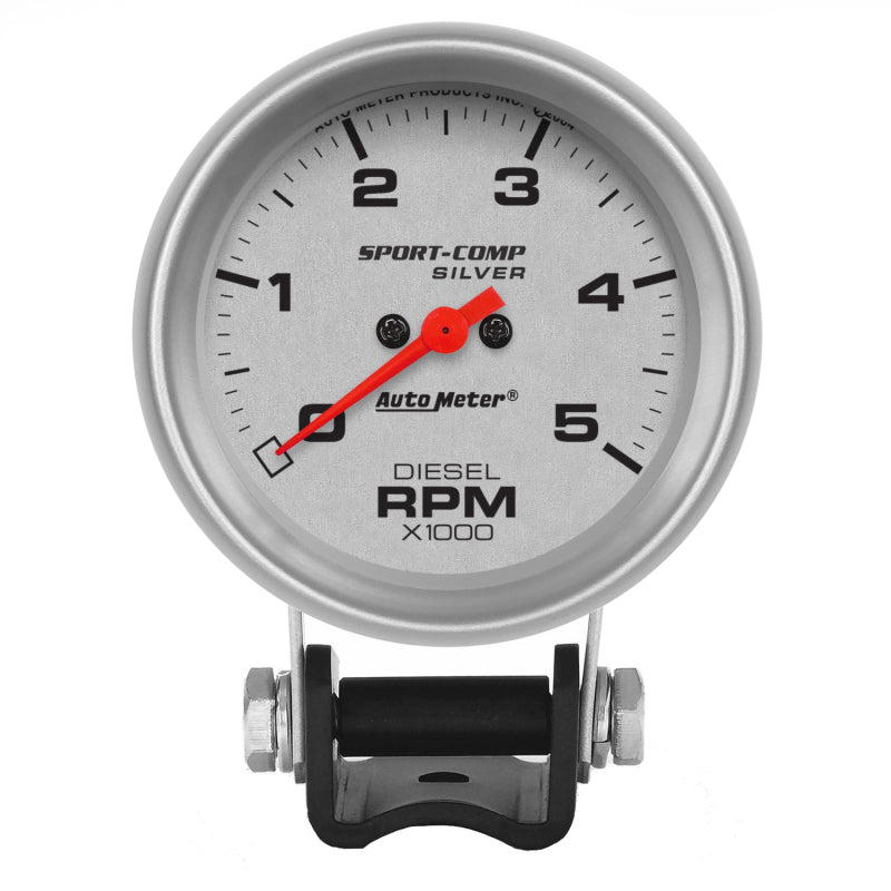 Autometer Gauge, Tachometer (Diesel), 2 5/8", 5K Rpm, Pedestal, Ultra-Lite 3788 Photo - Primary