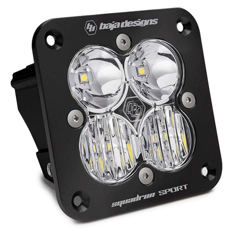 Baja Designs Squadron Sport Driving/Combo Pattern Flush Mount Black LED Light Pod - Clear 551003 551003 Photo - Primary