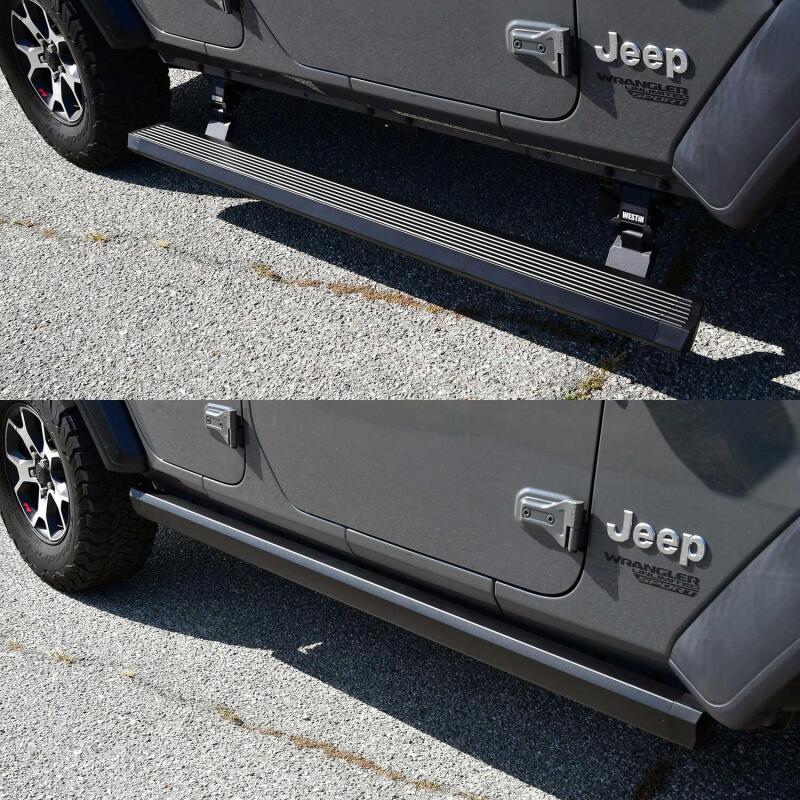 Westin Pro-e Running Boards 18- Jeep Wrangler JL 29-24065 29-24065 Photo - Mounted