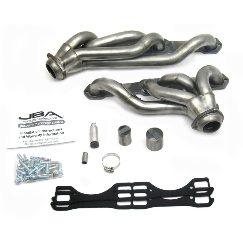 JBA 87-91 Chevrolet Blazer 5.0L/5.7L w/o A.I.R. 1-5/8in Primary Raw 409SS Cat4Ward Header 1830S-4 1830S-4 Photo - Primary