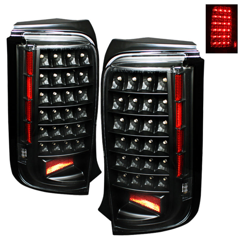 SPYDER Xtune Scion Xb 08-10 LED Tail Lights Black ALT-ON-TSXB08-LED-BK 5013156 5013156 Photo - Primary