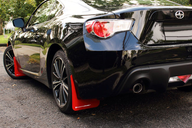 Rally Armor Red Mud Flap White Logo - FR-S BRZ MF23-UR-RD/WH User 1
