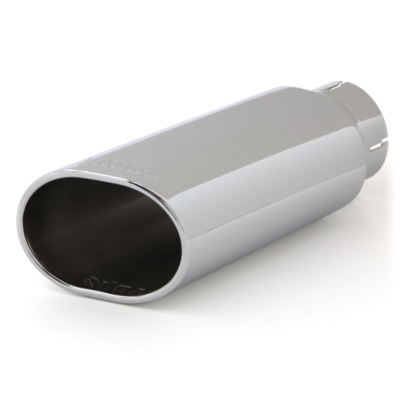 Banks Power Tailpipe Tip Kit - SS Obround Slash Cut - 3.5in Tube - 4.38in X 5.25in 52918 Photo - Primary