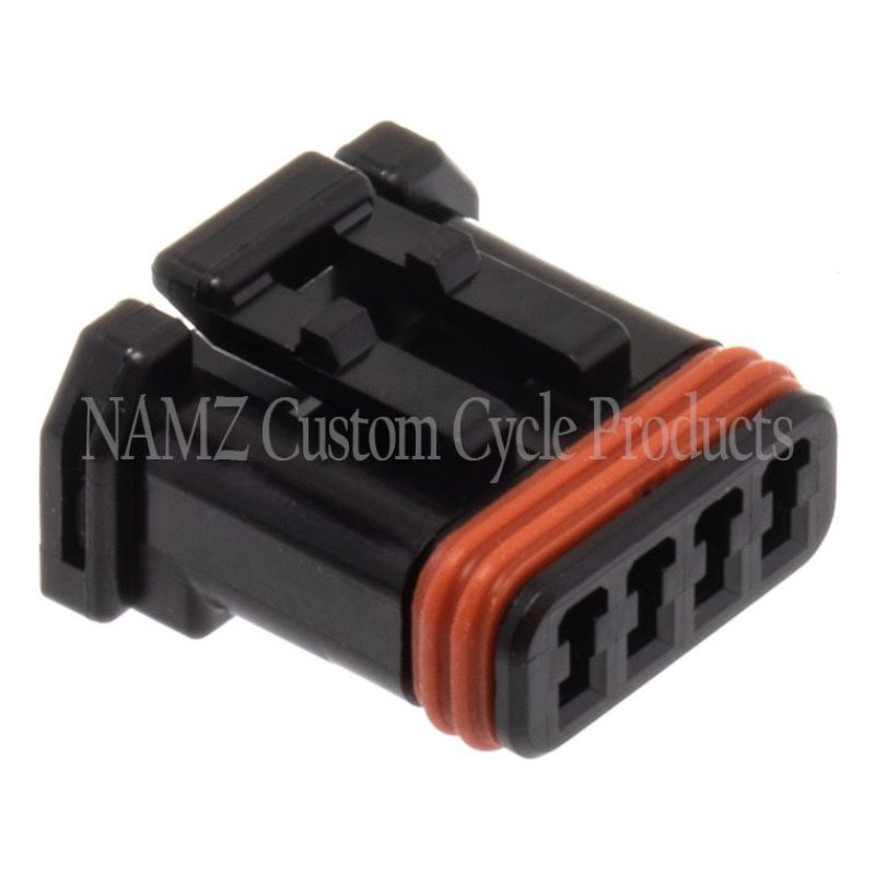 NAMZ JAE MX-1900 4-Position Female Black Socket Housing (HD 72908-11) NJ-4S51 NJ-4S51 Photo - Primary