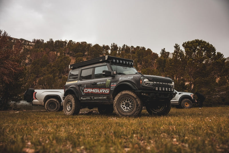 Camburg Ford Bronco 21-23 KINETIK Series Rear Billet Lower Trailing Arm Kit (Red) CAM-120032-RED CAM-120032-RED Photo - lifestyle view
