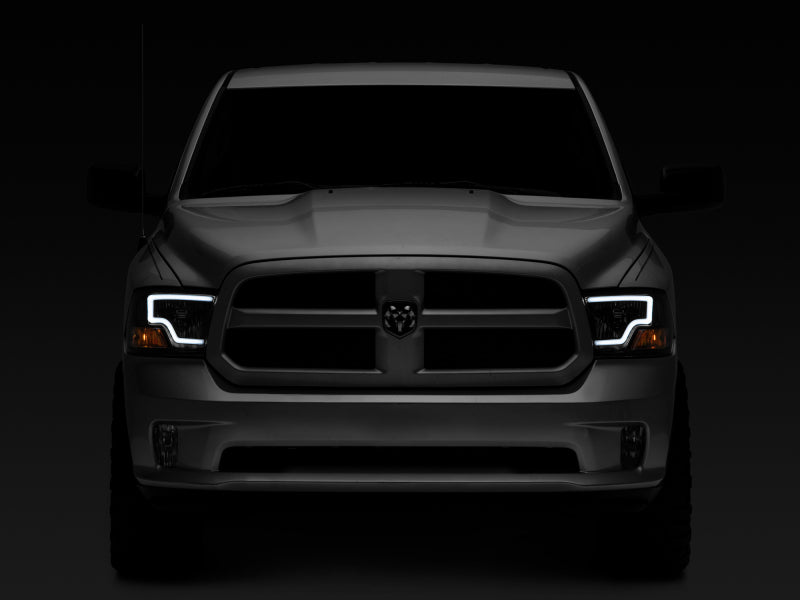 Raxiom 09-18 Dodge RAM 1500 LED Bar Headlights- Black Housing (Clear Lens) R117803 R117803 Photo - Close Up