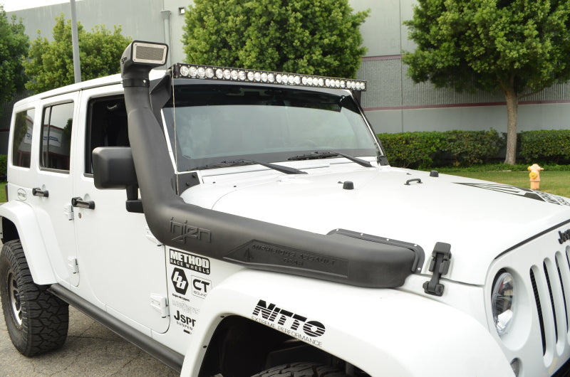 Injen Deep Water Crossing Snorkel For Use 12-15 Jeep Wrangler (JK) 3.6L V6 EVO15070 Photo - Mounted
