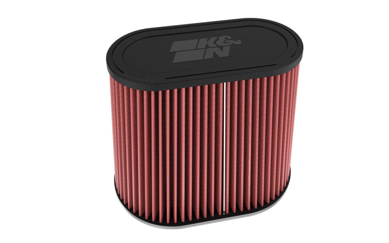 K&N Engineering K&N Universal Clamp-On Air Filter 3in Dual Flange 9in x 6in Base 7.5in x 3.688in Top 7.5in Height RU-6104 RU-6104 Photo - Primary