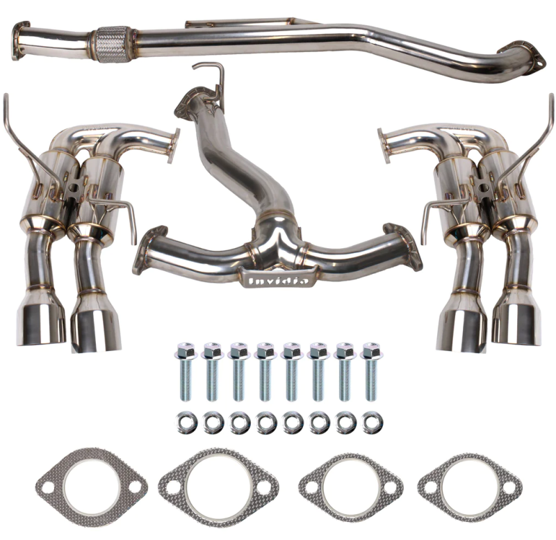 Invidia 2022+ Subaru WRX Gemini Single Layer Quad Stainless Steel Tip Cat-Back Exhaust HS22WRXGM4SS HS22WRXGM4SS User 1
