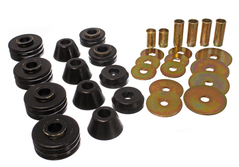 Energy Suspension Body Mount Set Black Chevrolet C10 All 1975-1980 3.4109G Photo - Primary