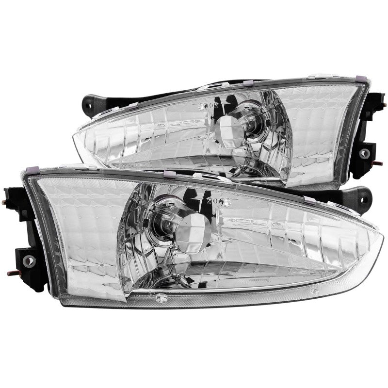 Anzo 1997-2002 Mitsubishi Mirage Crystal Headlights Chrome 121106 Photo - Primary