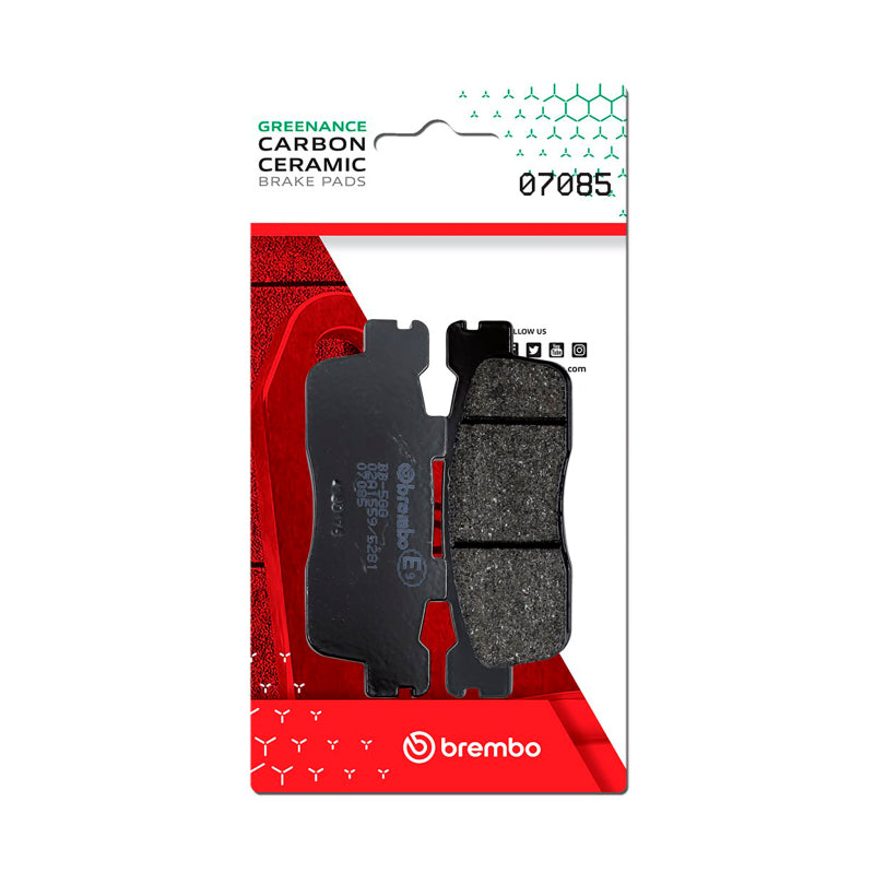 Brembo OE Kawasaki J/Kymco Agility/Kymco Downtown/Kymco X-Town Carbon Ceramic Brake Pad - Rear 07085 07085 User 1