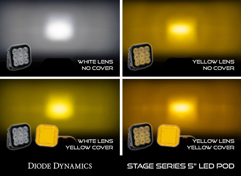Diode Dynamics SS5 LED Pod Cover - Yellow DD7219 DD7219 User 5