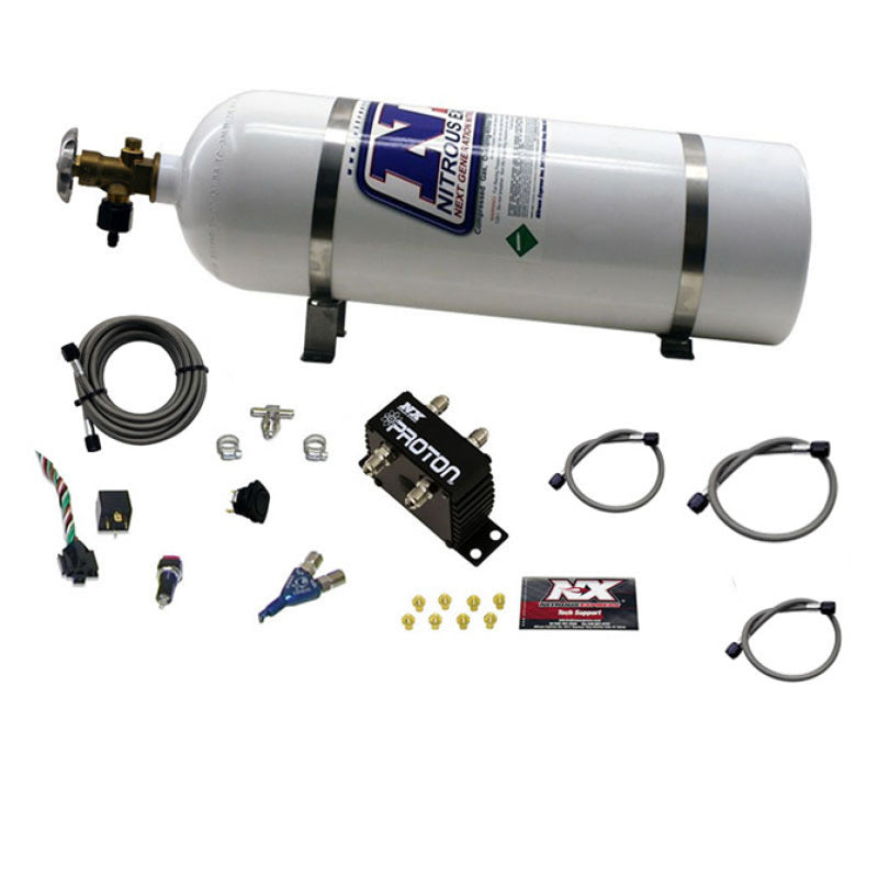 Nitrous Express Proton Series Nitrous Kit w/15lb Bottle 20420-15 20420-15 Photo - Primary