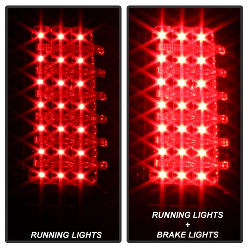 SPYDER Xtune Hummer H3 06-09 ( Non H3T ) LED Tail Lights Smoke ALT-ON-HH306-LED-SM 5013064 5013064 Photo - Unmounted