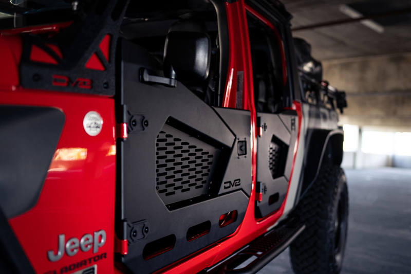 DV8 Offroad 18-22 Jeep Wrangler JL/JT Spec Series Half Doors - Front Set HDJL-02F HDJL-02F Photo - Unmounted