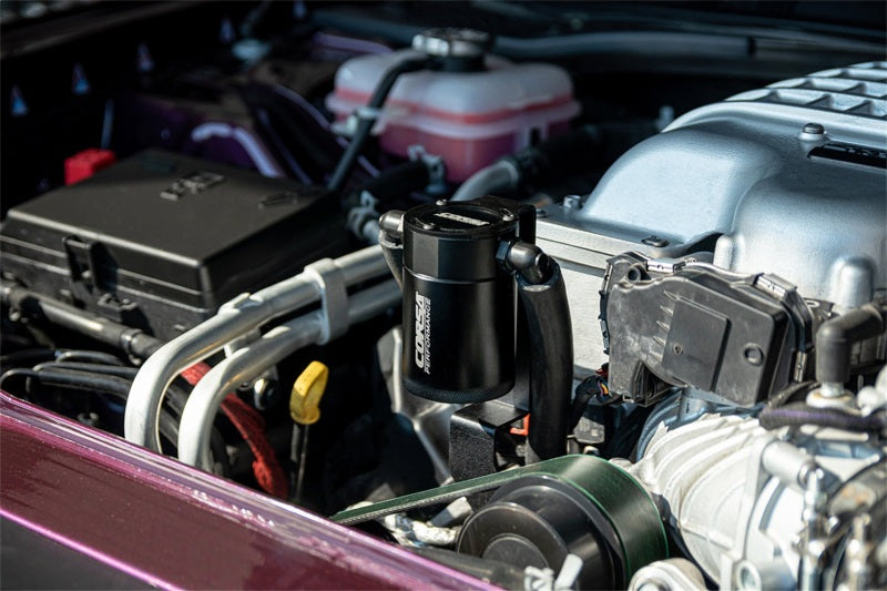 CORSA Performance Corsa 15-21 Dodge Hellcat Challenger/Charger (6.2L) & 18-21 Trackhawk/Durango Catch Can CC0006 CC0006 Photo - Mounted