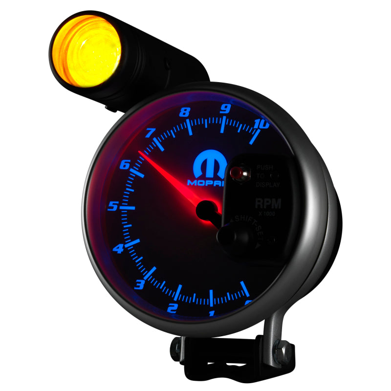 AutoMeter Gauge Tachometer 5in. 10K RPM Pedestal W/ Ext. Shift-Lite White Mopar 880248 880248 User 3