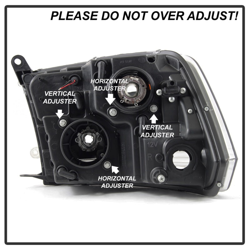 Spyder 09-16 Dodge Ram 1500 V2 Projector Headlights - Halogen - DRL - Chrome (PRO-YD-DR09V2-LBDRL-C) 5084828 5084828 Photo - Unmounted