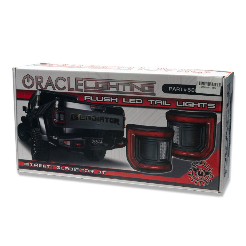 ORACLE Lighting Oracle Jeep Gladiator JT Flush Mount LED Tail Lights 5882-504 5882-504 Photo - in package